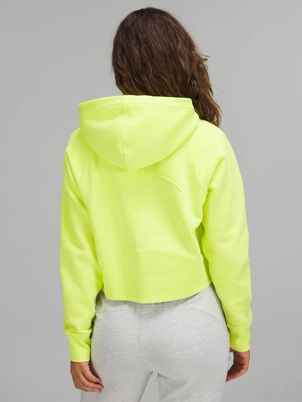 Lululemon Scuba Loungeful Cropped Hooded Long Sleeve Sweater Jacket Cozy - Picture 2 of 6